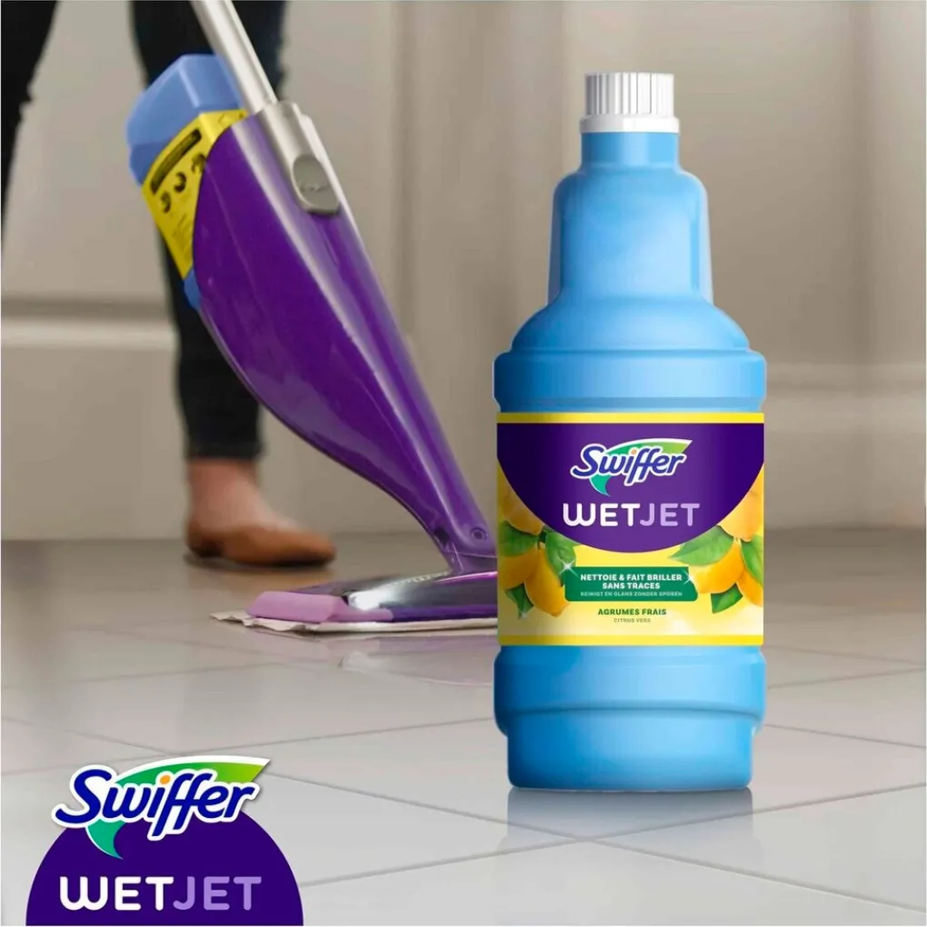 Swiffer Dweilen En Vloerwissers>WetJet Citroen Fris Vloeibaar Vloerreinigingsmiddel