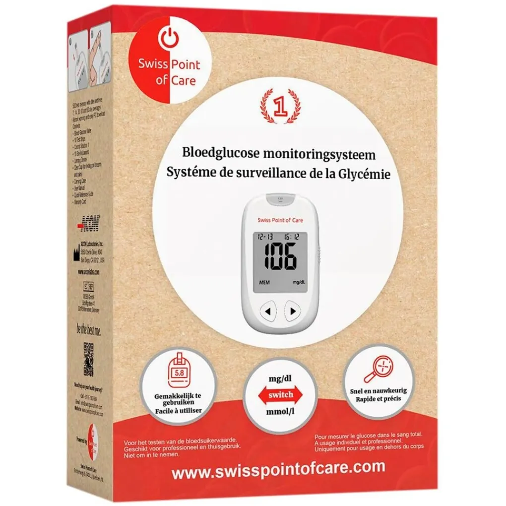 Swiss Point of Care Bloedsuikermeters>On Call Extra Glucosemeter