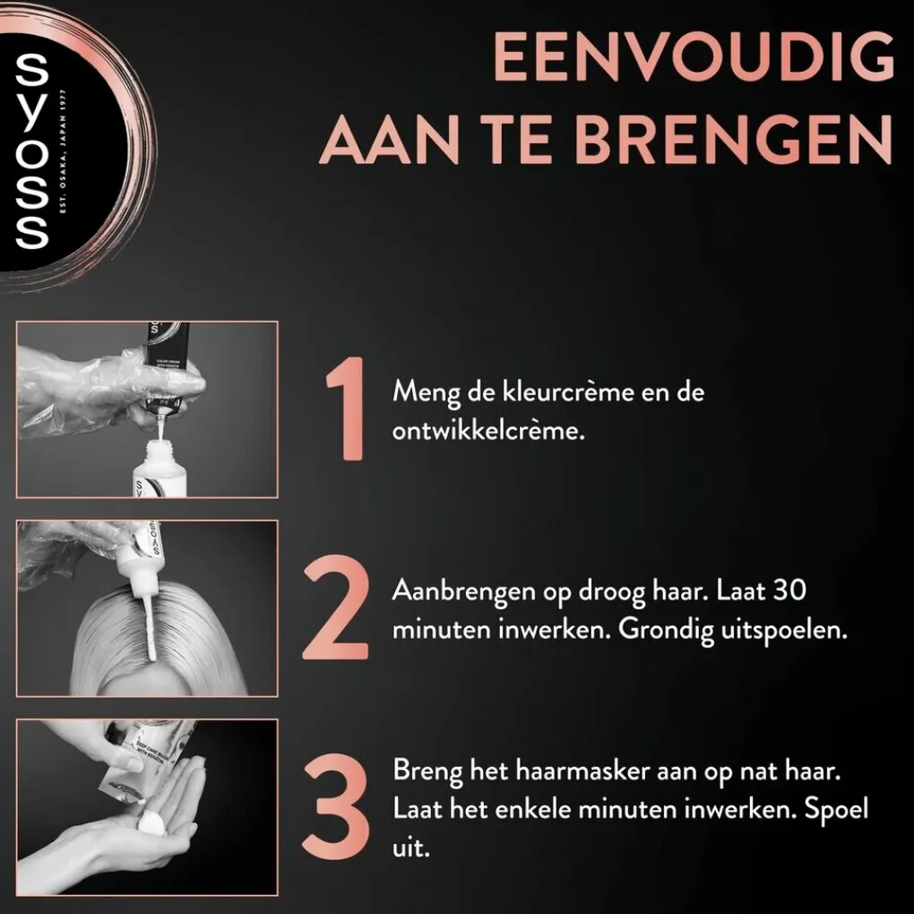 Syoss Haarverf>2.1 Zwartbruin Permanente Haarkleuring