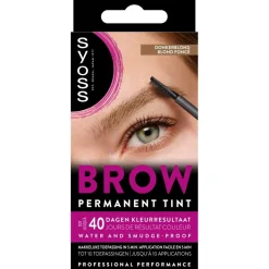 Syoss Haarverf>Brow Tint Donkerblond Permanente Wenkbrauwverf