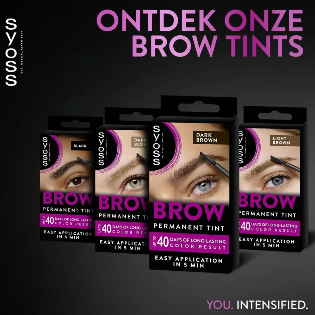 Syoss Haarverf>Brow Tint Donkerblond Permanente Wenkbrauwverf