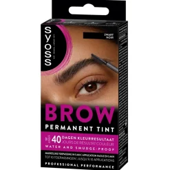 Syoss Haarverf>Browtint Zwart Permantente Wenkbrauwverf