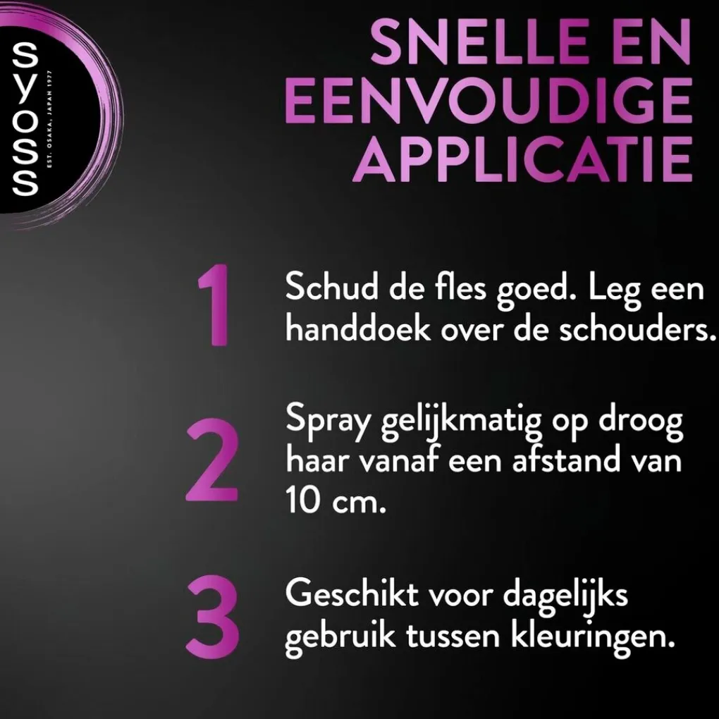 Syoss Haarverf>Donker Midden Bruin Uitgroeispray