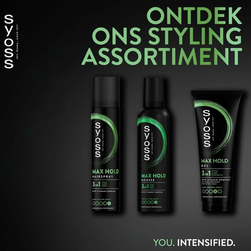 Syoss Haarlak>Hold 5 Max Hold Haarspray