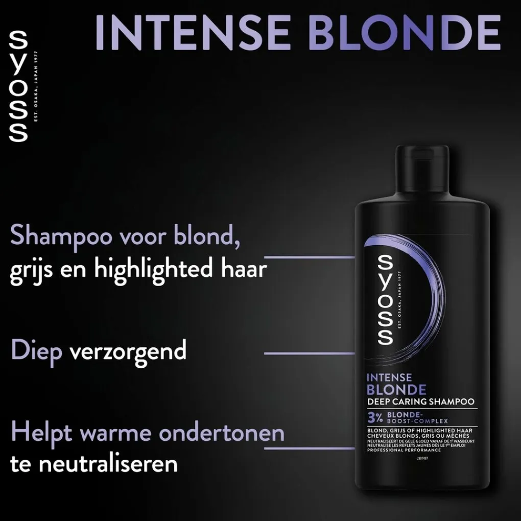 Syoss Shampoo>Intense Blonde Shampoo