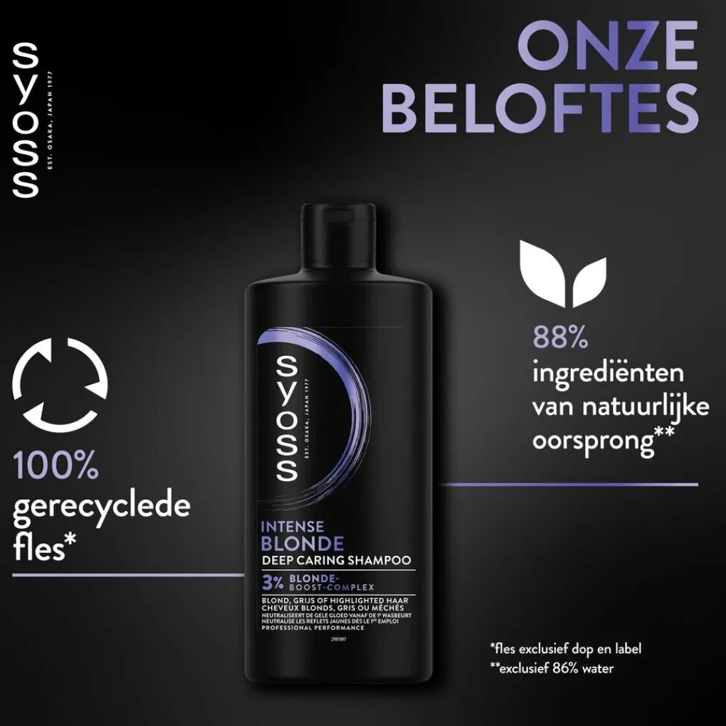 Syoss Shampoo>Intense Blonde Shampoo