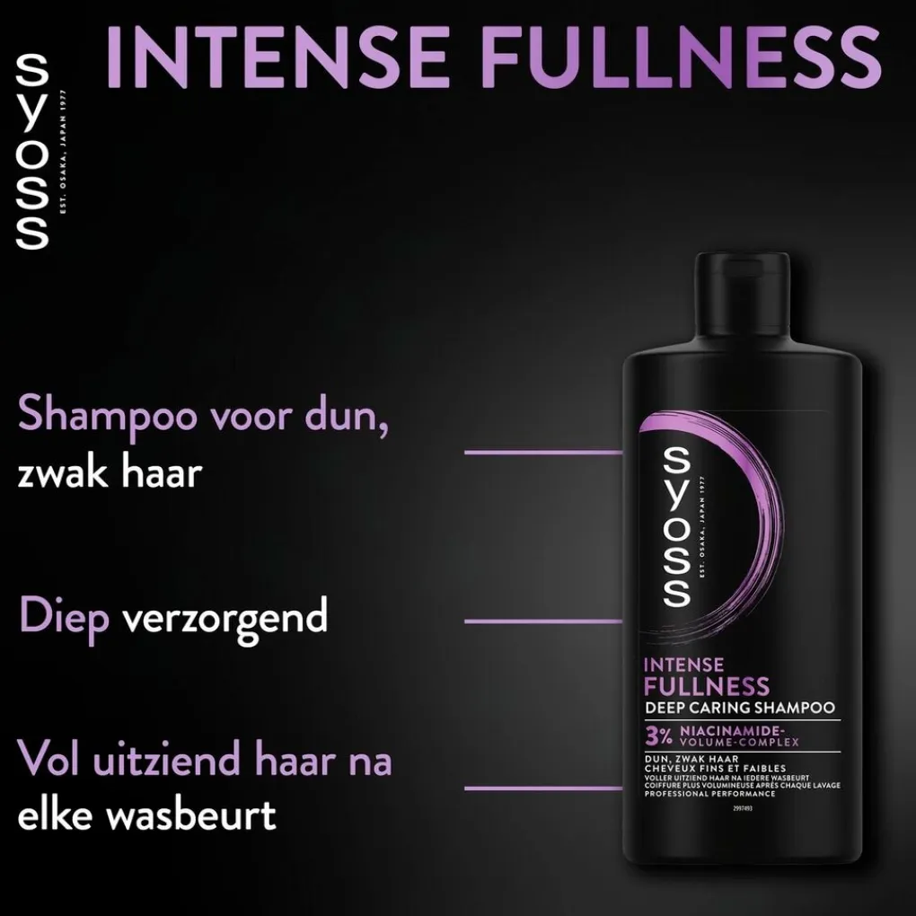 Syoss Shampoo>Intense Fullness Deep Caring Shampoo