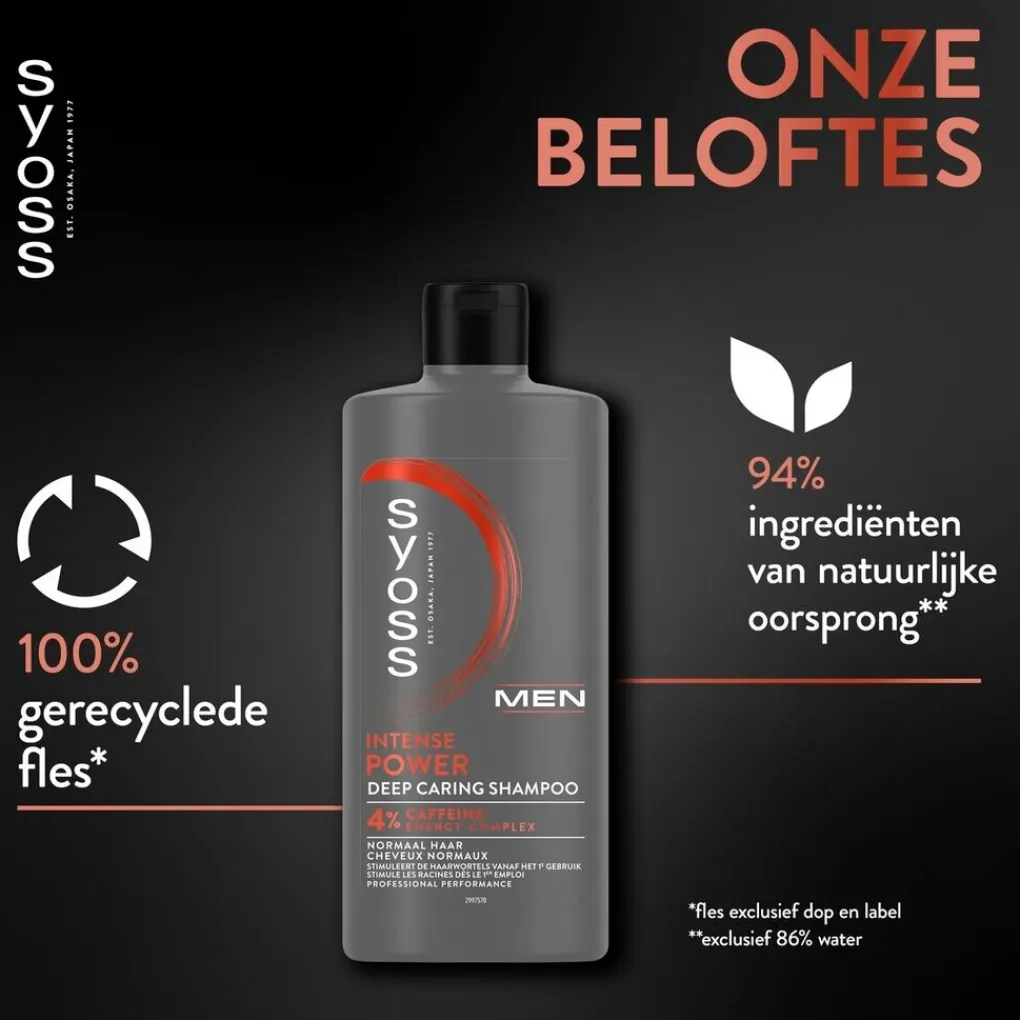 Syoss Shampoo>Men Intense Power Deep Caring Shampoo