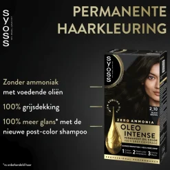 Syoss Haarverf>Oleo Intense 2-10 Bruinzwart Haarkleuring