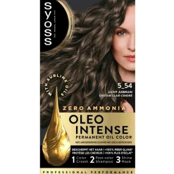 Syoss Haarverf>Oleo Intense 5-54 Licht Asbruin Haarkleuring