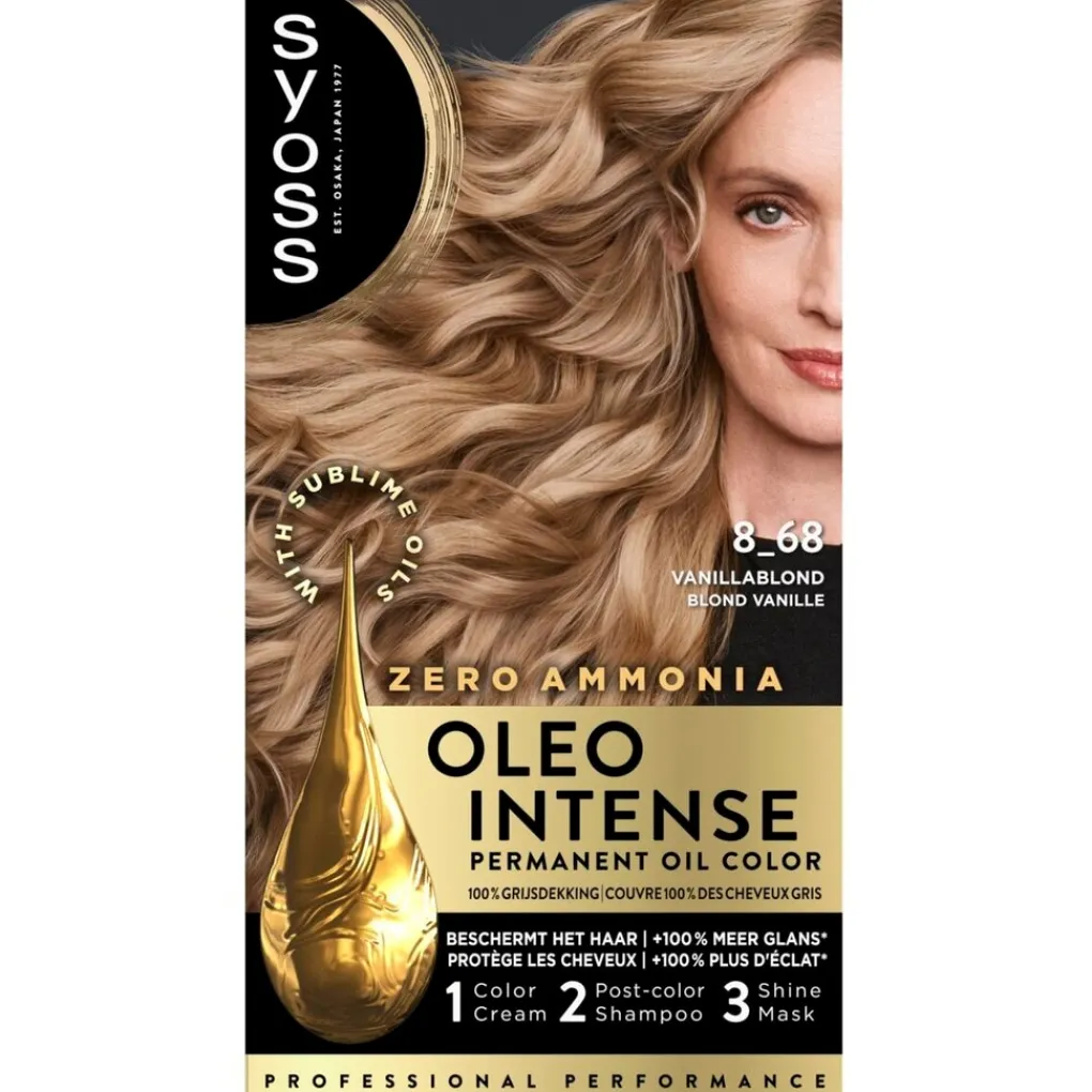Syoss Haarverf>Oleo Intense 8-68 Vanillablond Haarkleuring