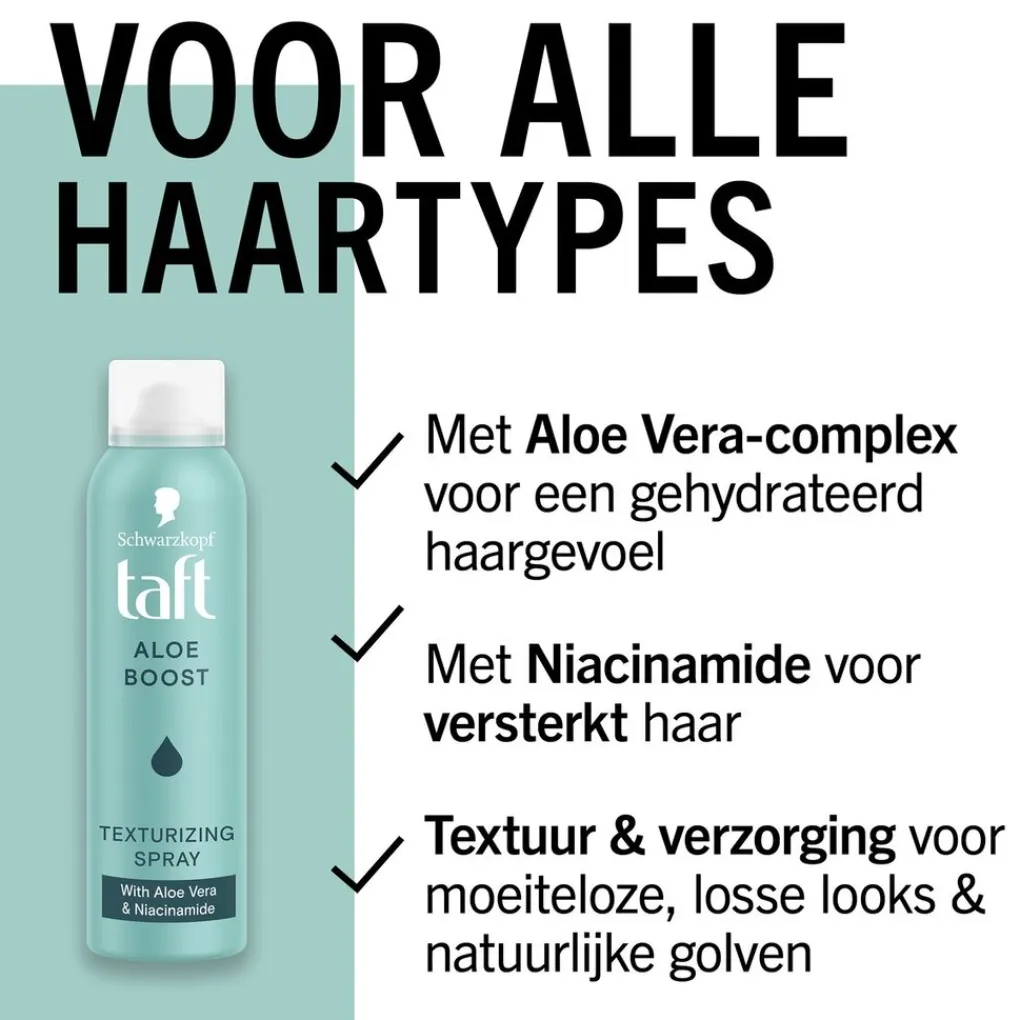 Taft Haarlak>Aloe Boost Texturizing Spray