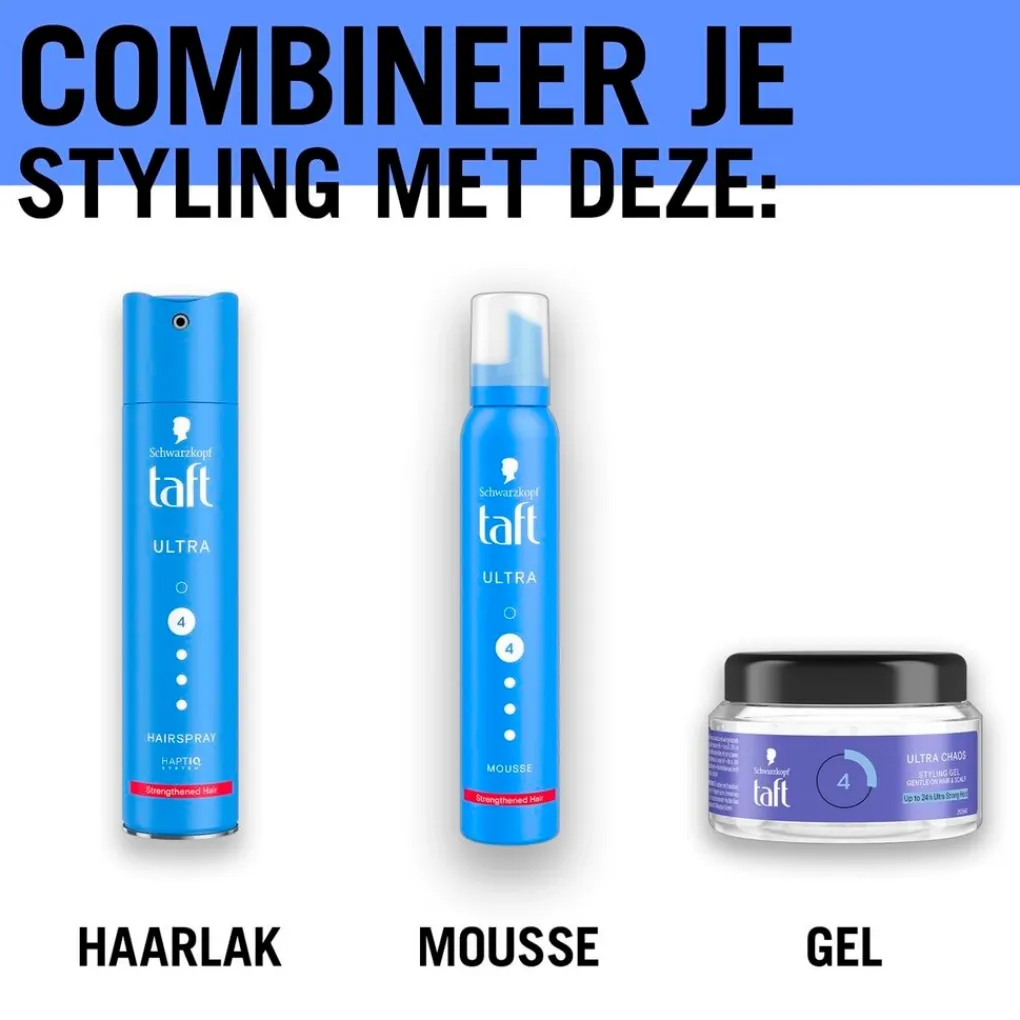 Taft Haargel>Ultra Chaos Power Hold 4 Styling Gel