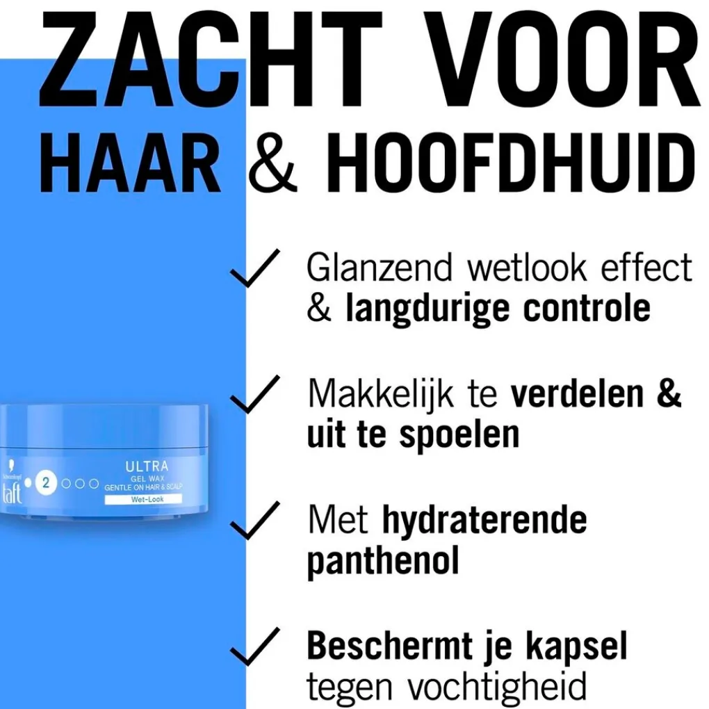 Taft Haarwax>Ultra Level 2 Gel-Wax