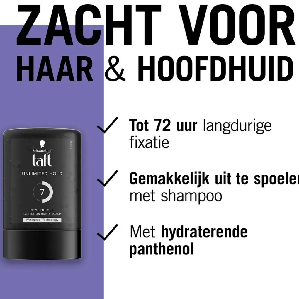 Taft Haargel>Unlimited Hold Level 7 Haargel