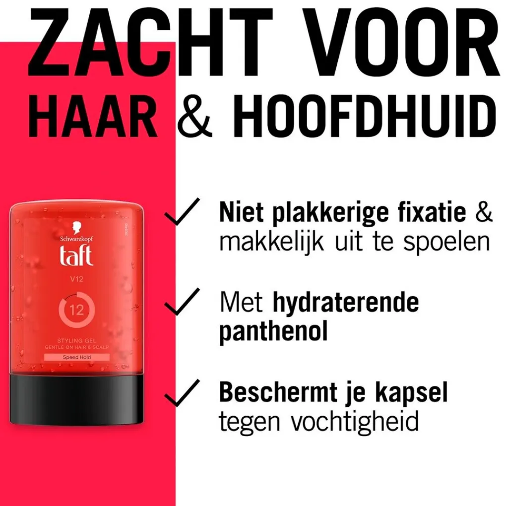 Taft Haargel>V12 Power Styling Gel