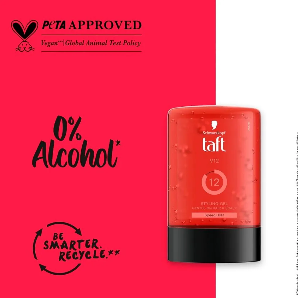 Taft Haargel>V12 Power Styling Gel