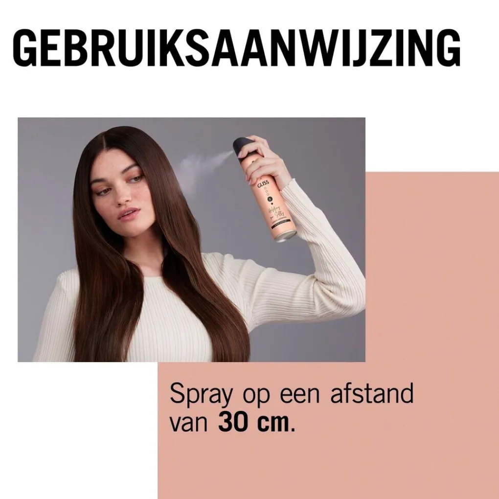 Taft Haarlak>x Gliss Holding Me Strongly Hold 4 Caring Hairspray