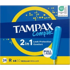 Tampax Tampons>Compak Regular Tampons met Inbrenghuls