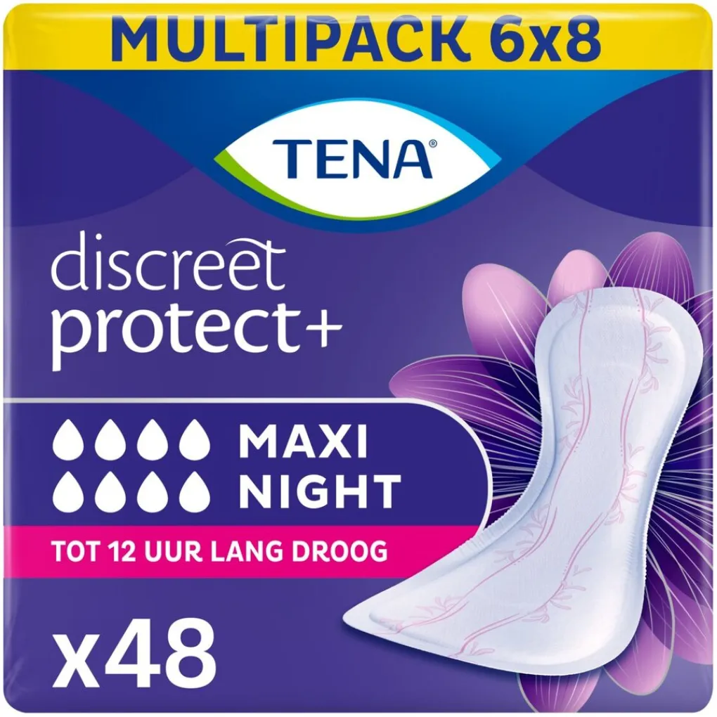 Tena Incontinentie>Discreet Maxi Night Verbanden