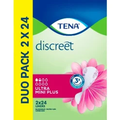 Tena Incontinentie>Discreet Ultra Mini Plus Inlegkruisjes