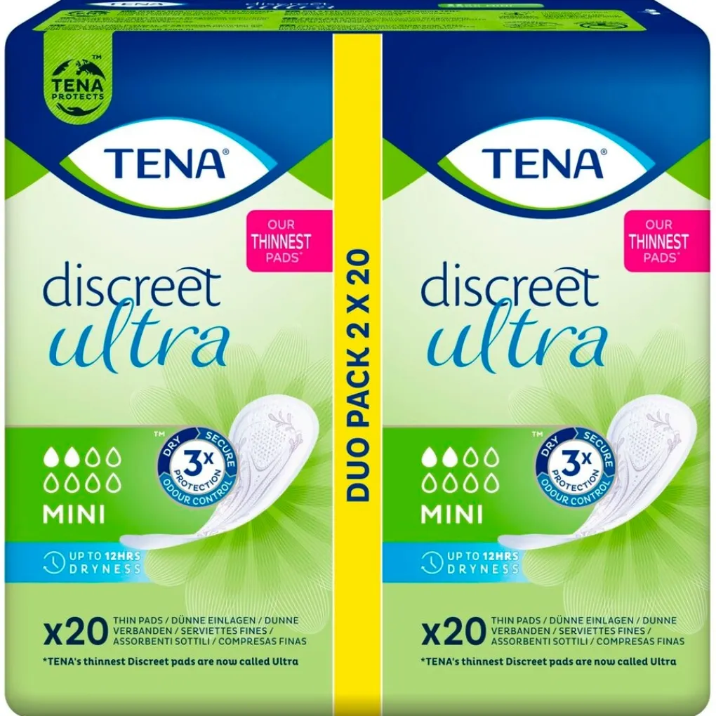 Tena Inlegkruisjes>Discreet Ultra Mini Verbanden