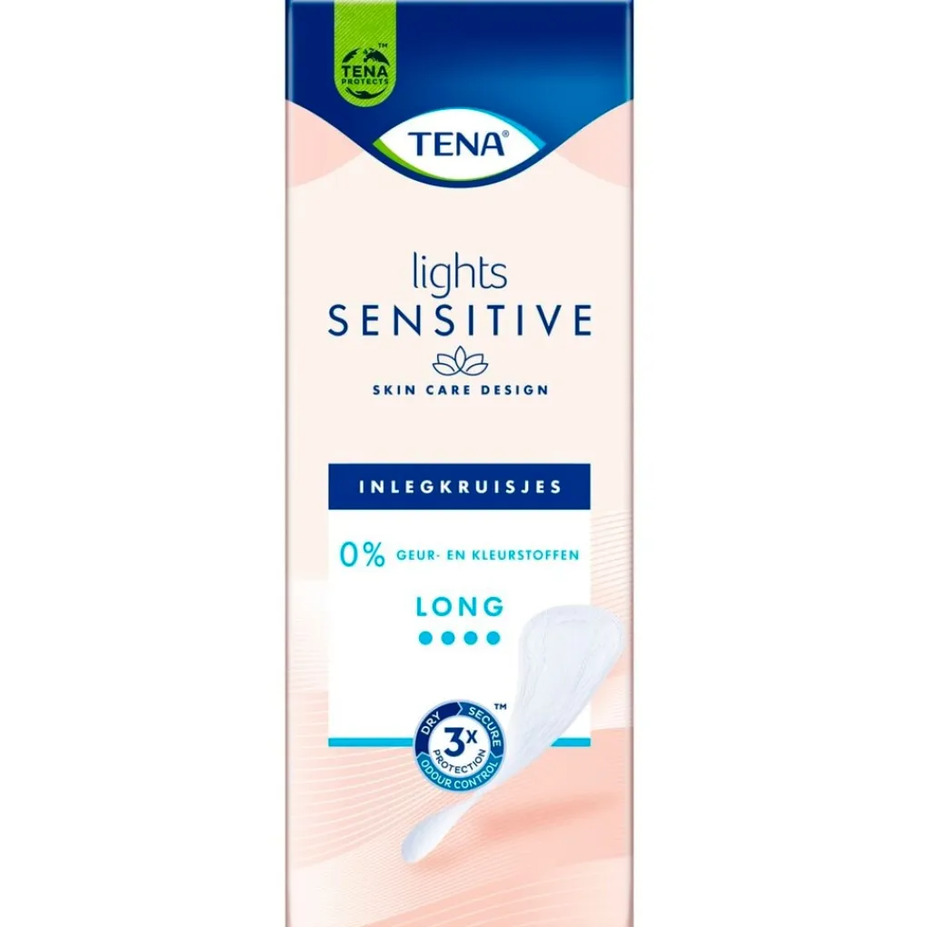 Lights by Tena Incontinentie>Tena Lights Sensitive Long Inlegkruisjes