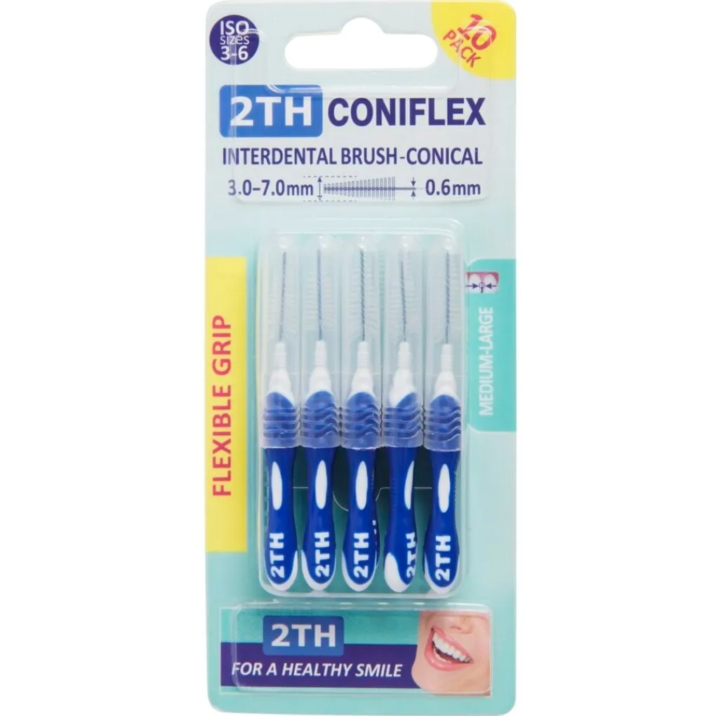 2TH Beugelverzorging|Tandenragers>Coniflex 3-7 mm Conische Interdentale Ragers