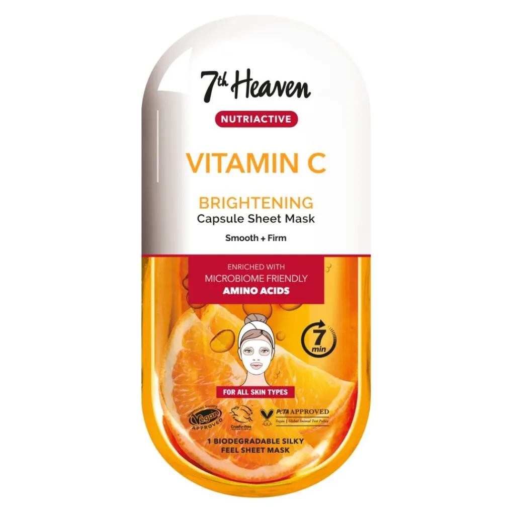 7th Heaven Gezichtsmaskers>Nutriactive Vitamine C Brightening Sheet Mask