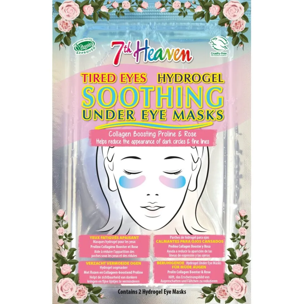 7th Heaven Gezichtsmaskers>Tired Eyes Hydrogel Soothing Under Eye Mask