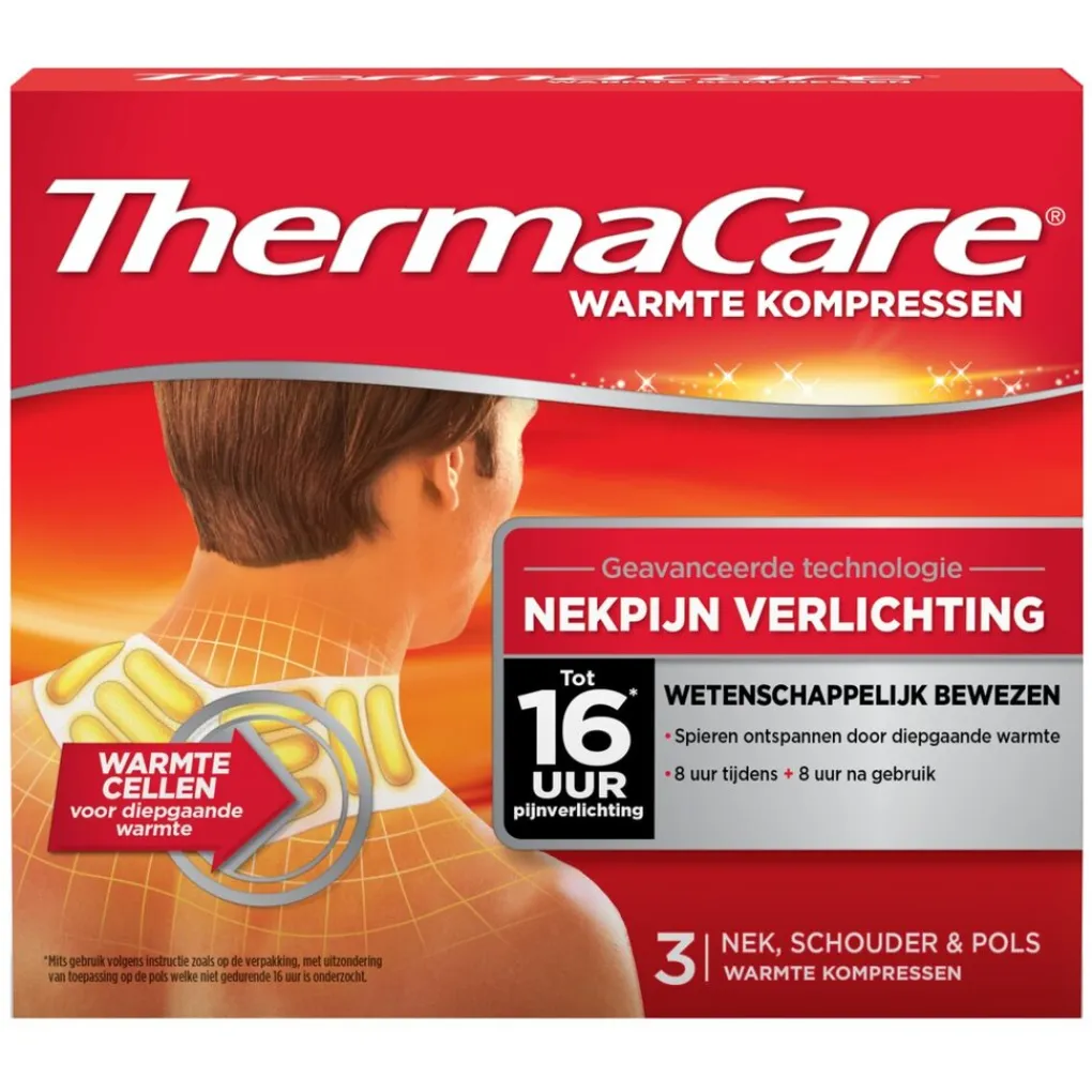 ThermaCare Spieren En Gewrichten>Nek-Schouder-Pols Warmtekompressen