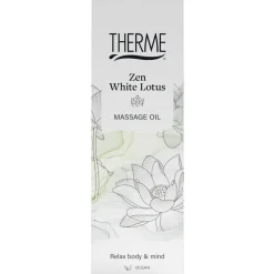 Therme Massageolie En Massagelotion>Zen White Lotus Massageolie