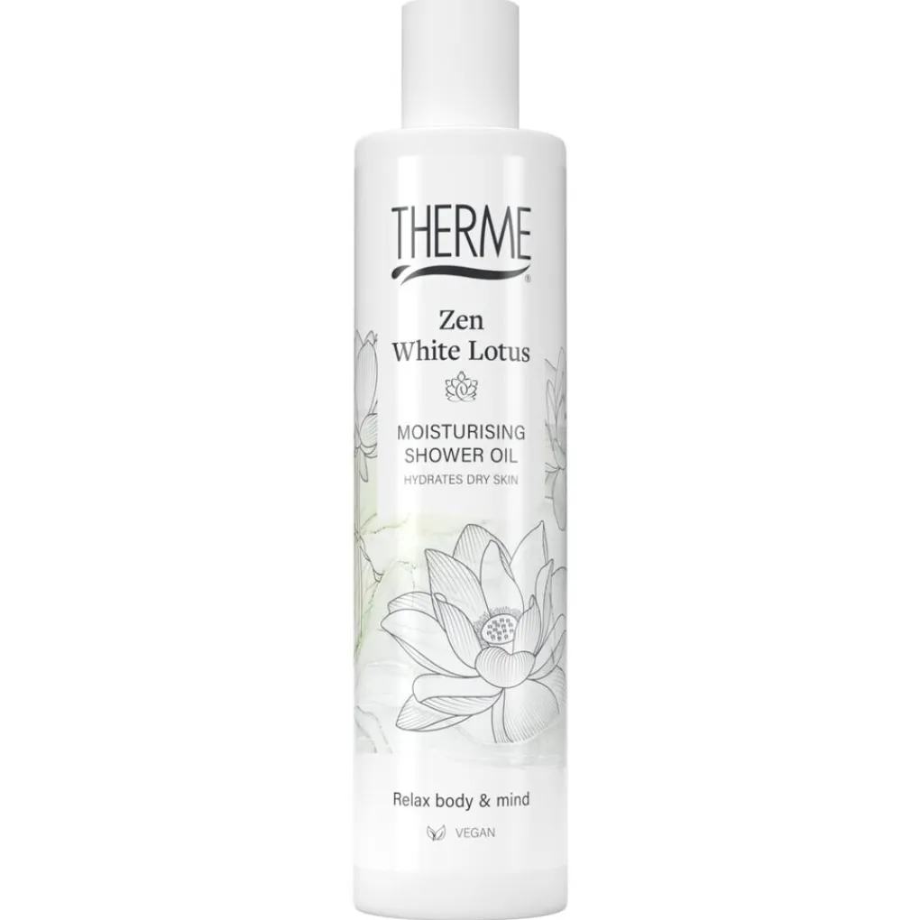 Therme Doucheolie>Zen White Lotus Moisturising Shower Oil