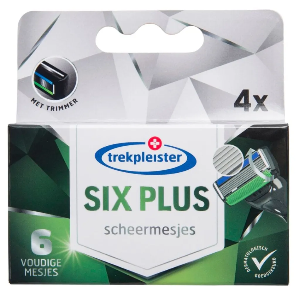 Heren Trekpleister Scheermesjes>6 Plus Scheermesjes