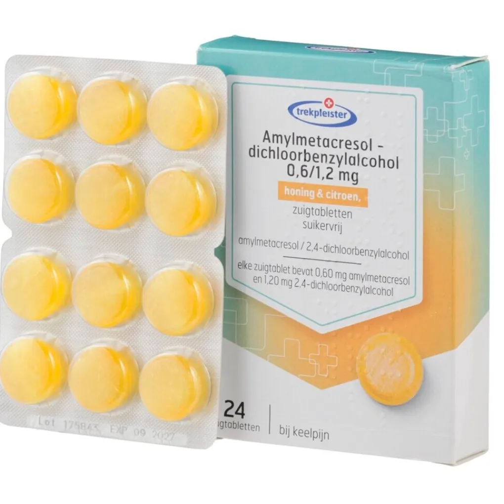 Trekpleister Luchtwegen>Amylmetacresol Honing & Citroen Zuigtabletten