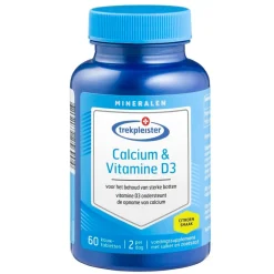 Trekpleister Vitamines|Mineralen>Calcium & Vitamine D3 Kauwtabletten