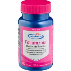 Trekpleister Foliumzuur|Zwangerschapssupplementen>Foliumzuur met Vitamine D Tabletten