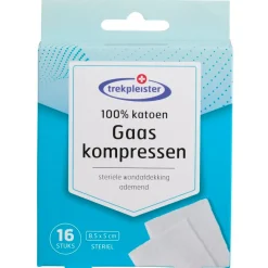 Trekpleister Kompressen|Steriele Gaasjes>Gaaskompressen