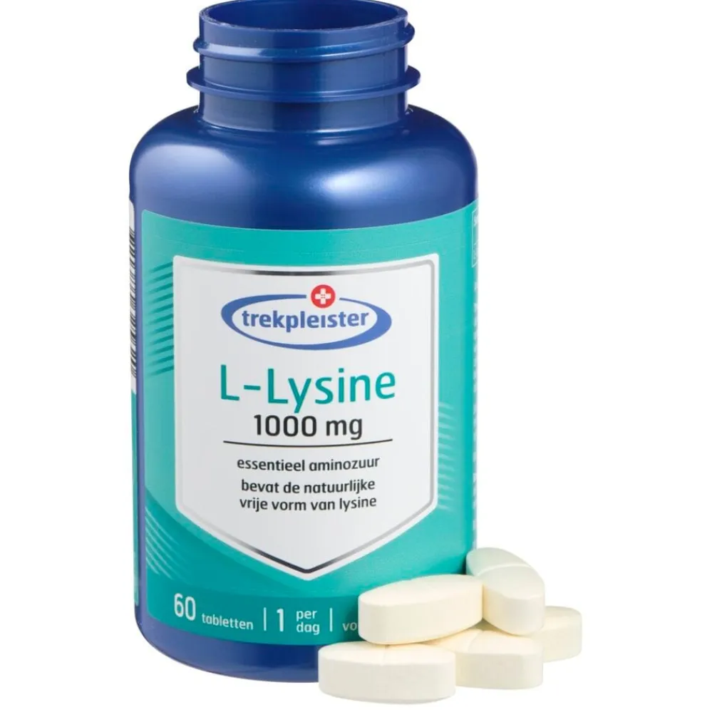 Trekpleister Overige Supplementen>L-Lysine 1000mg Tabletten