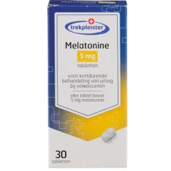 Trekpleister Melatonine>Melatonine 5mg Tabletten