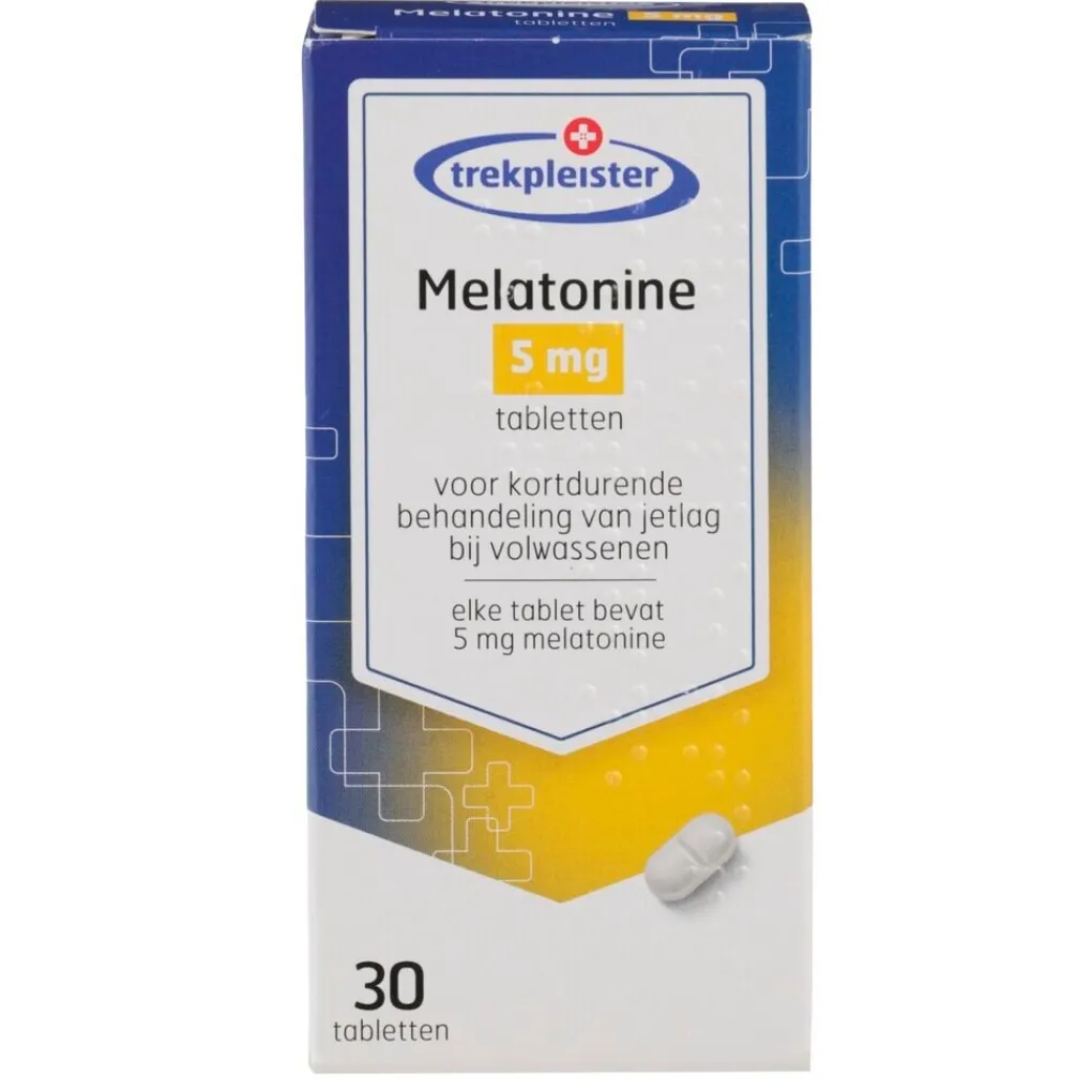 Trekpleister Melatonine>Melatonine 5mg Tabletten