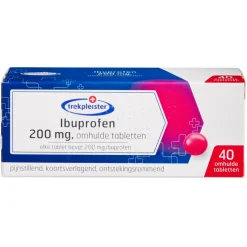 Trekpleister Pijn>200mg Ibuprofen Omhulde Tabletten