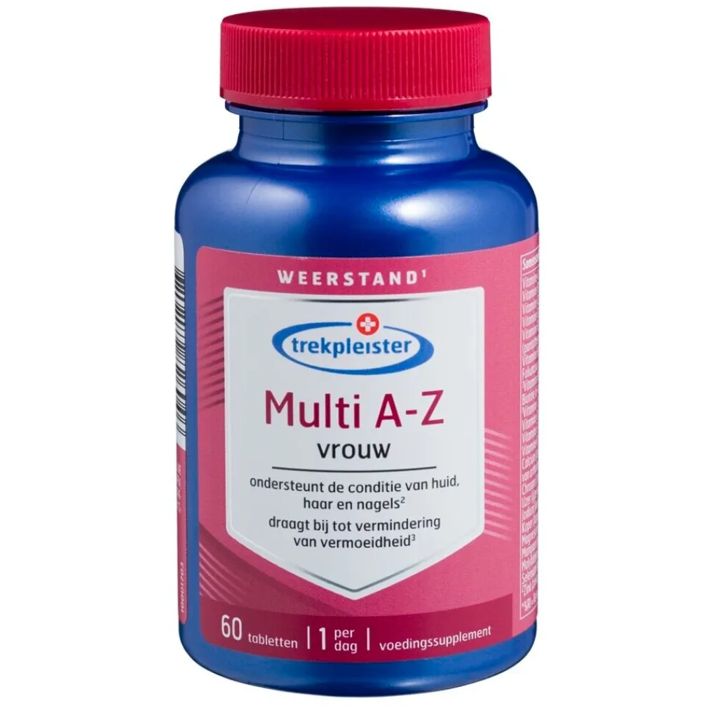 Trekpleister Vitamines|Weerstand En Of Energie>Multi A-Z Vrouw Tabletten