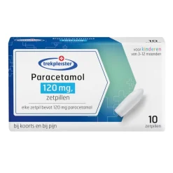 Trekpleister Pijn>Paracetamol 120 Mg Zetpillen