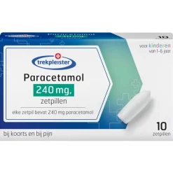 Trekpleister Pijn>Paracetamol 240 Mg Zetpillen