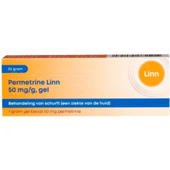 Linn Huidbehandeling>Trekpleister Permetrine 50mg/g Gel