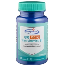 Trekpleister Vitamines|Weerstand En Of Energie>Q10 100 mg met Vitamine B1 Capsules