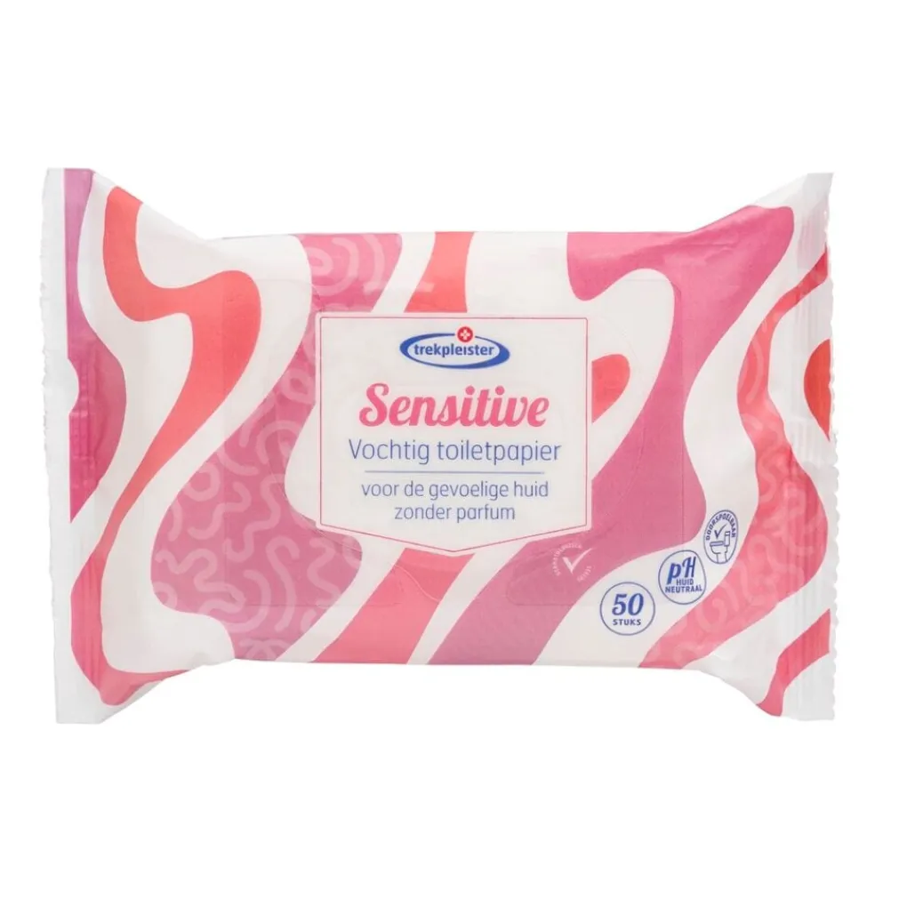 Trekpleister Vochtig Toiletpapier>Sensitive Vochtig Toiletpapier