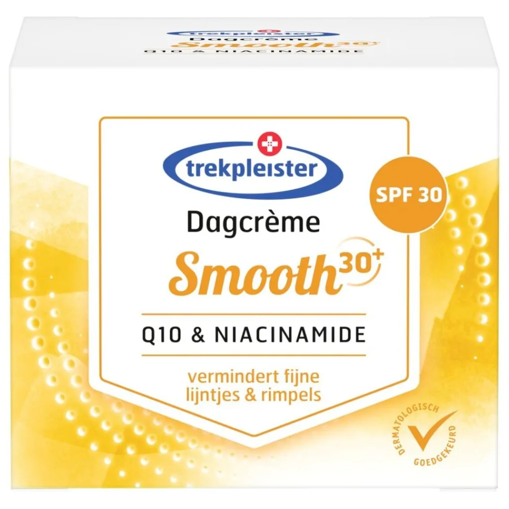 Trekpleister Dagcreme>Smooth Q10 & Niacinamide SPF30 Dagcrème