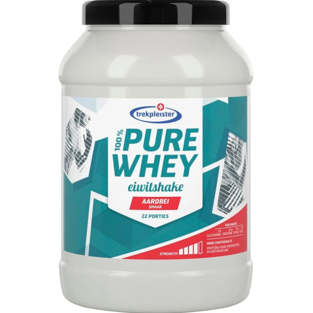 Trekpleister Proteïne (Eiwit) Poeders>Strawberry 100% Pure Whey Protein Eiwitshake